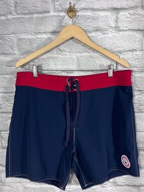 Birdwell Beach Britches Men’s 36” 310 Boardshorts Red White and Blue